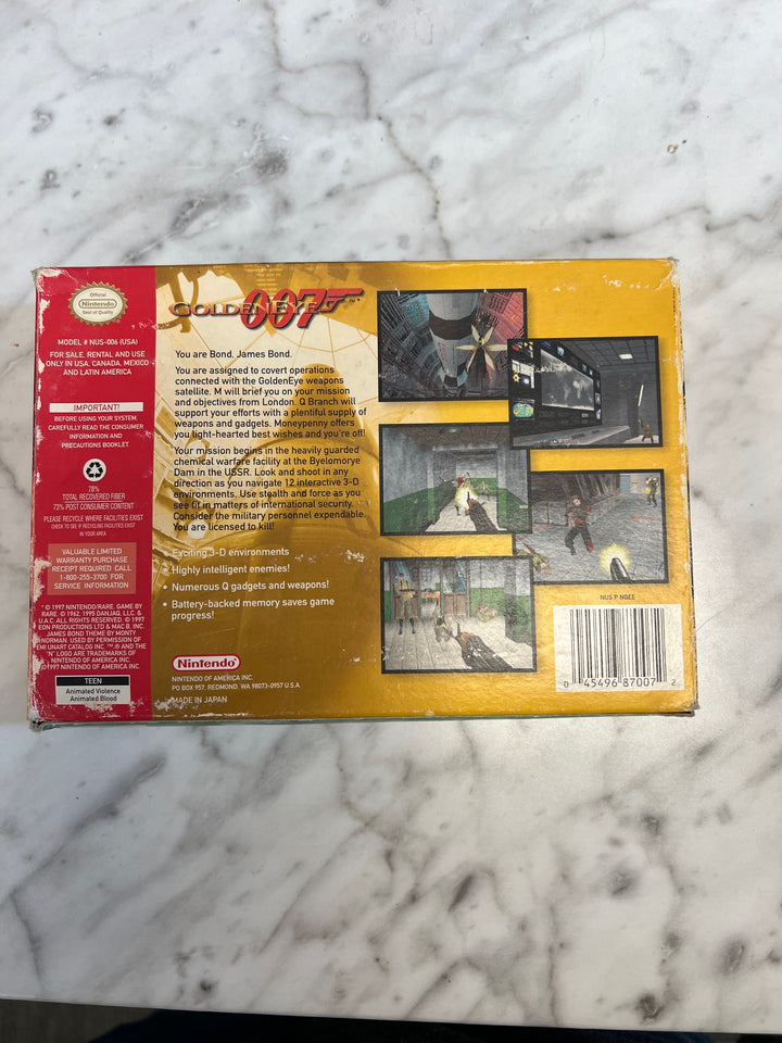 Goldeneye 007 for Nintendo 64 N64 BOX ONLY CO121224