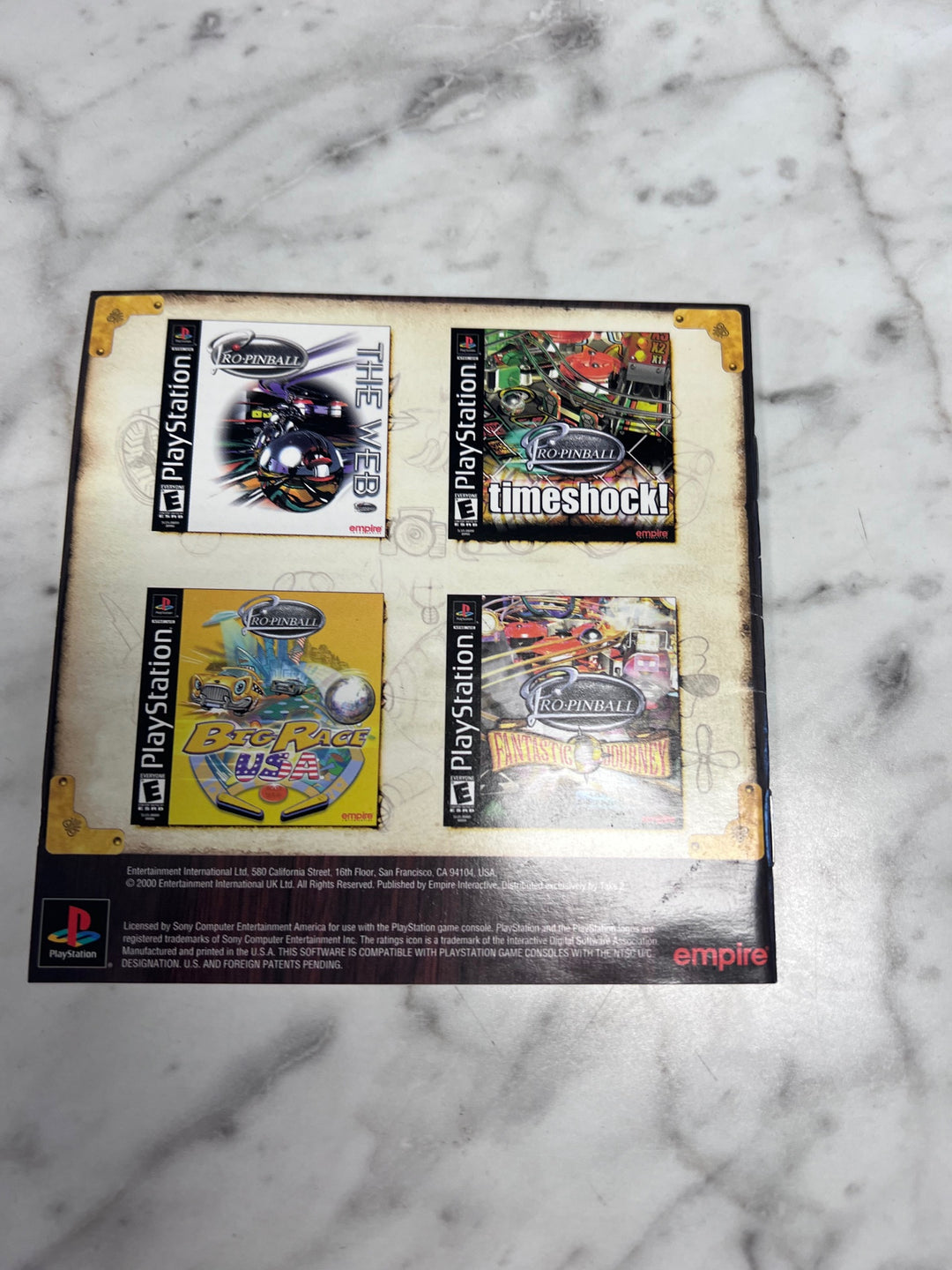 Pro Pinball Fantastic Journey PS1 Playstation MANUAL ONLY  MO92425