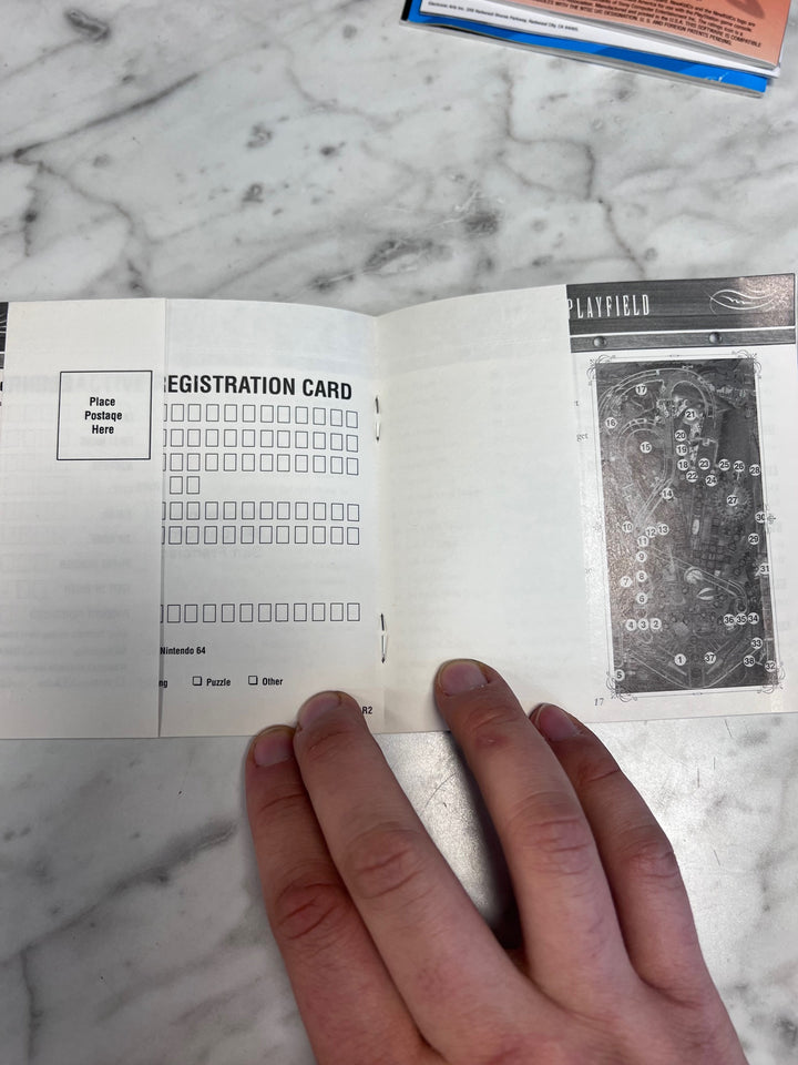 Pro Pinball Fantastic Journey PS1 Playstation MANUAL ONLY  MO92425