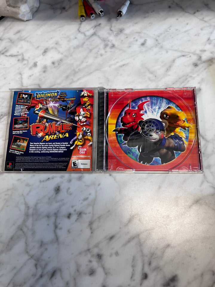 Digimon World 3 PS1 Playstation CASE AND MANUAL ONLY NO GAME   CO11426