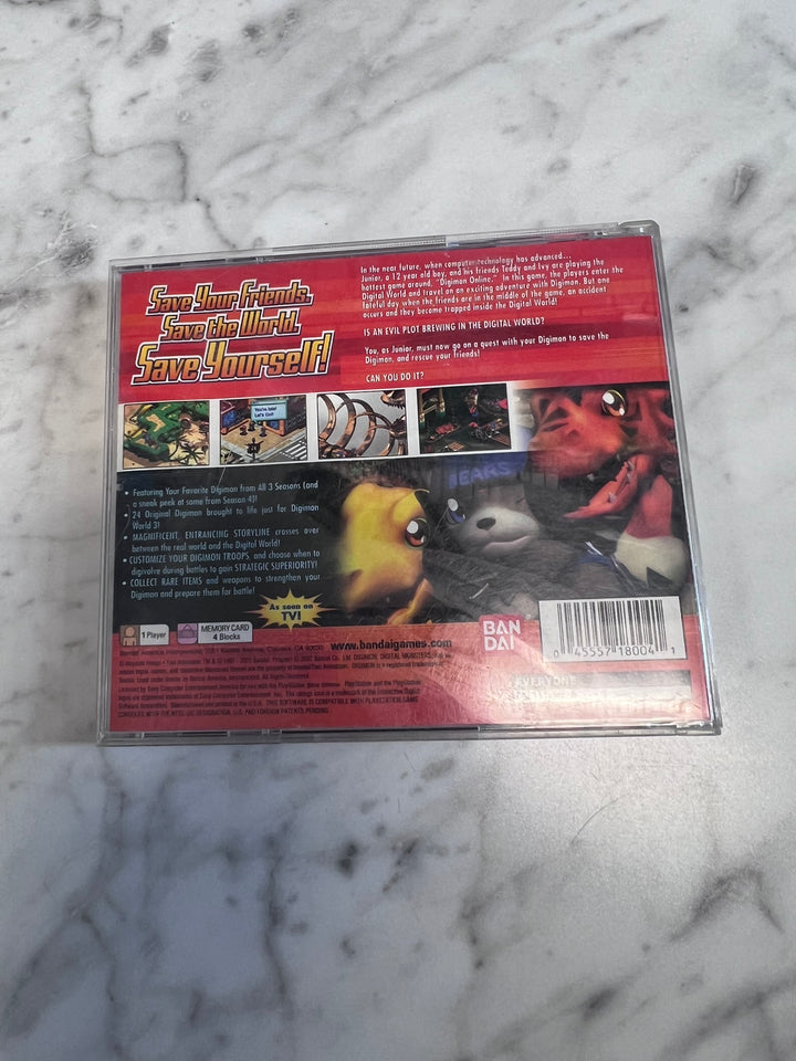 Digimon World 3 PS1 Playstation CASE AND MANUAL ONLY NO GAME   CO11426