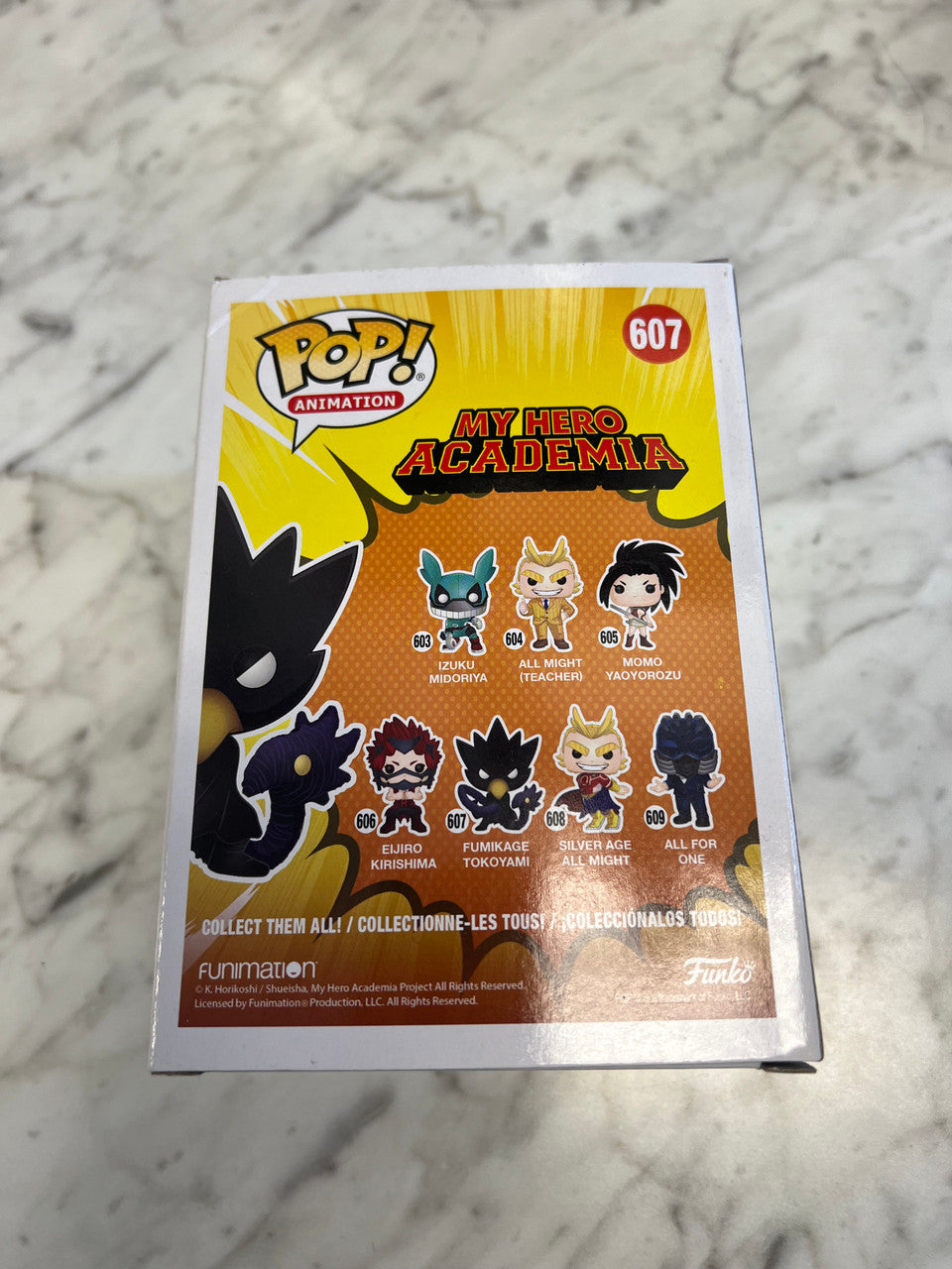 Funko Pop! My Hero Academia Fumikage Tokoyami #607