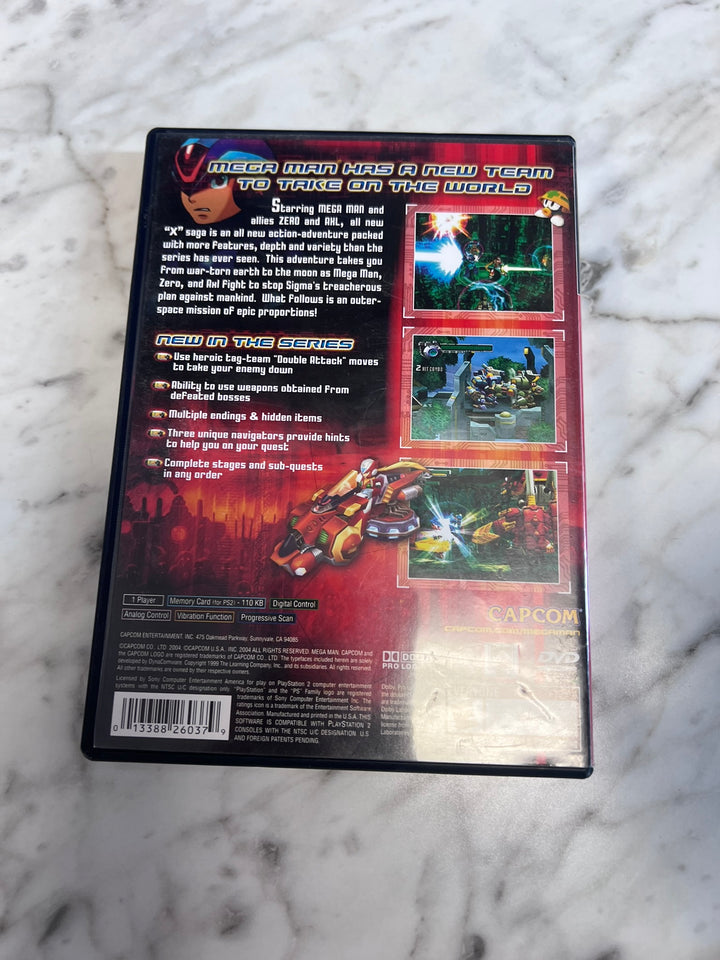 Mega Man X8 PS2 Playstation 2 CASE AND MANUAL ONLY NO GAME   CO11426