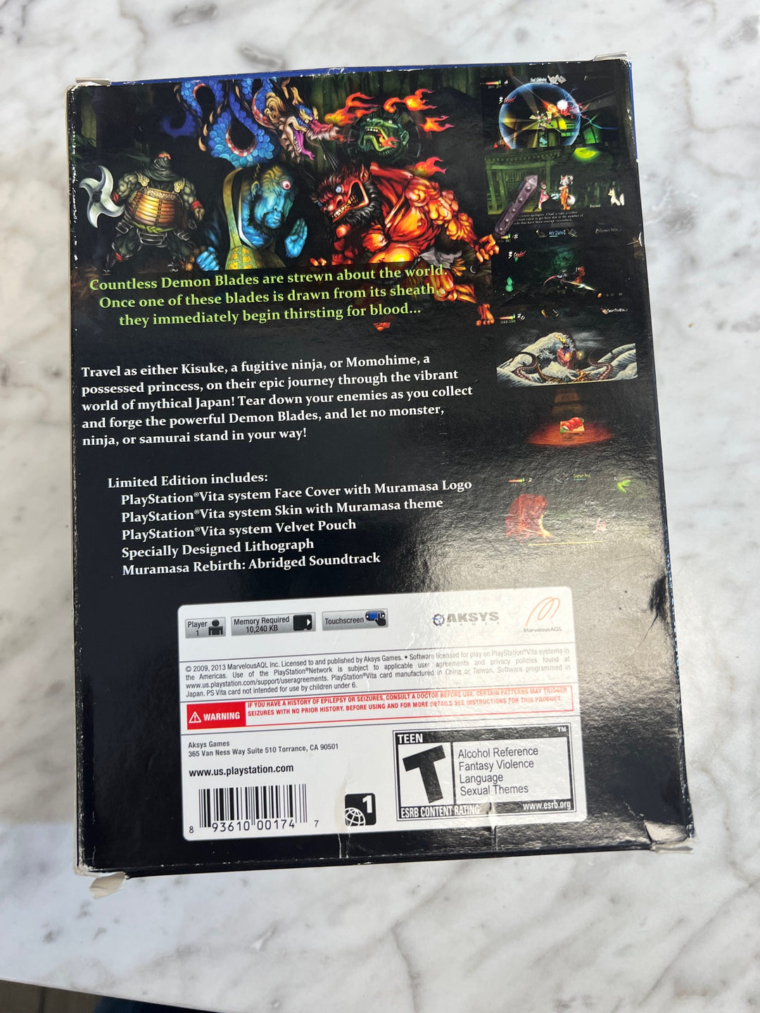 Muramasa Rebirth Blessing of Amitabha Collector's Edition OUTER BOX ONLY CO121224