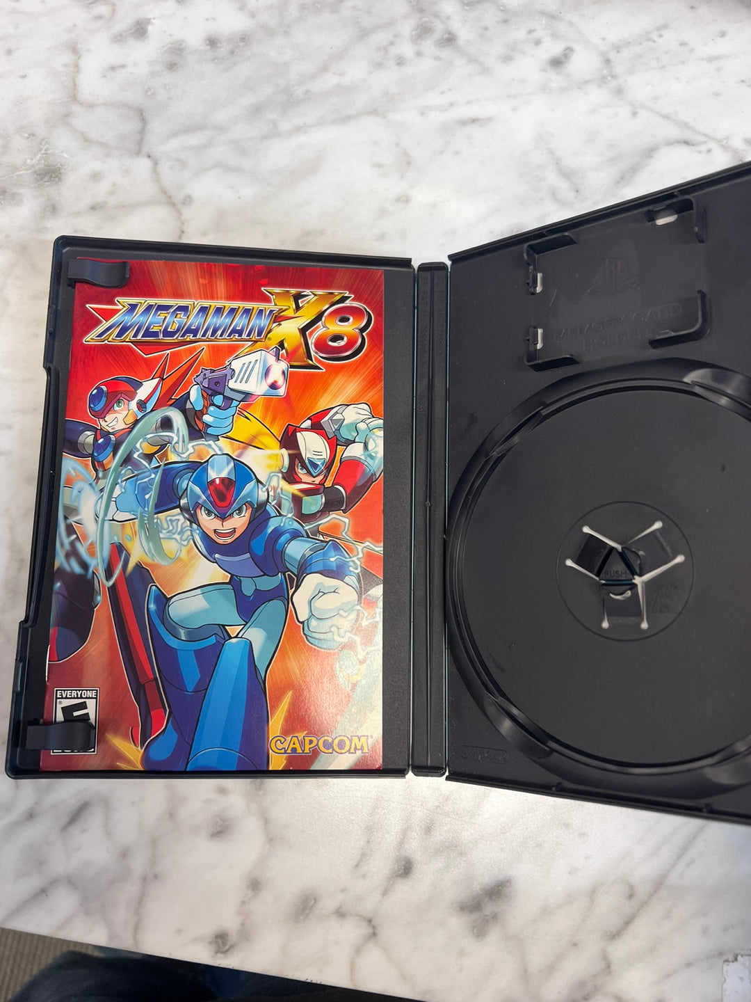Mega Man X8 PS2 Playstation 2 CASE AND MANUAL ONLY NO GAME   CO11426
