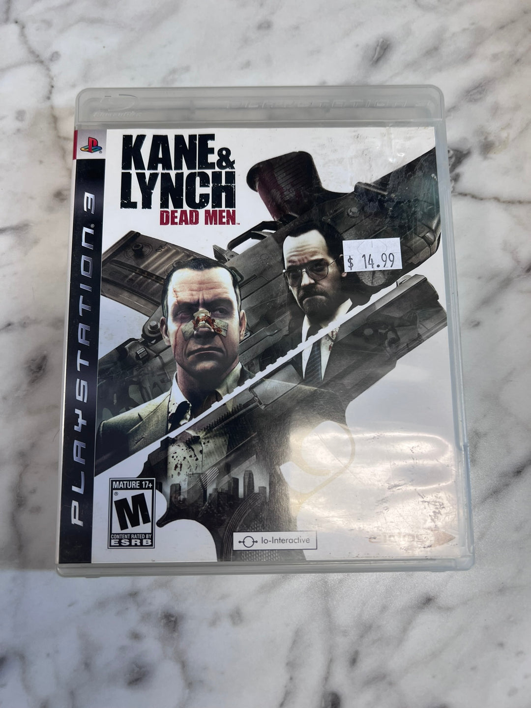 Kane & Lynch Dead Men PS3 Playstation 3 CASE & MANUAL ONLY NO GAME   CO11426