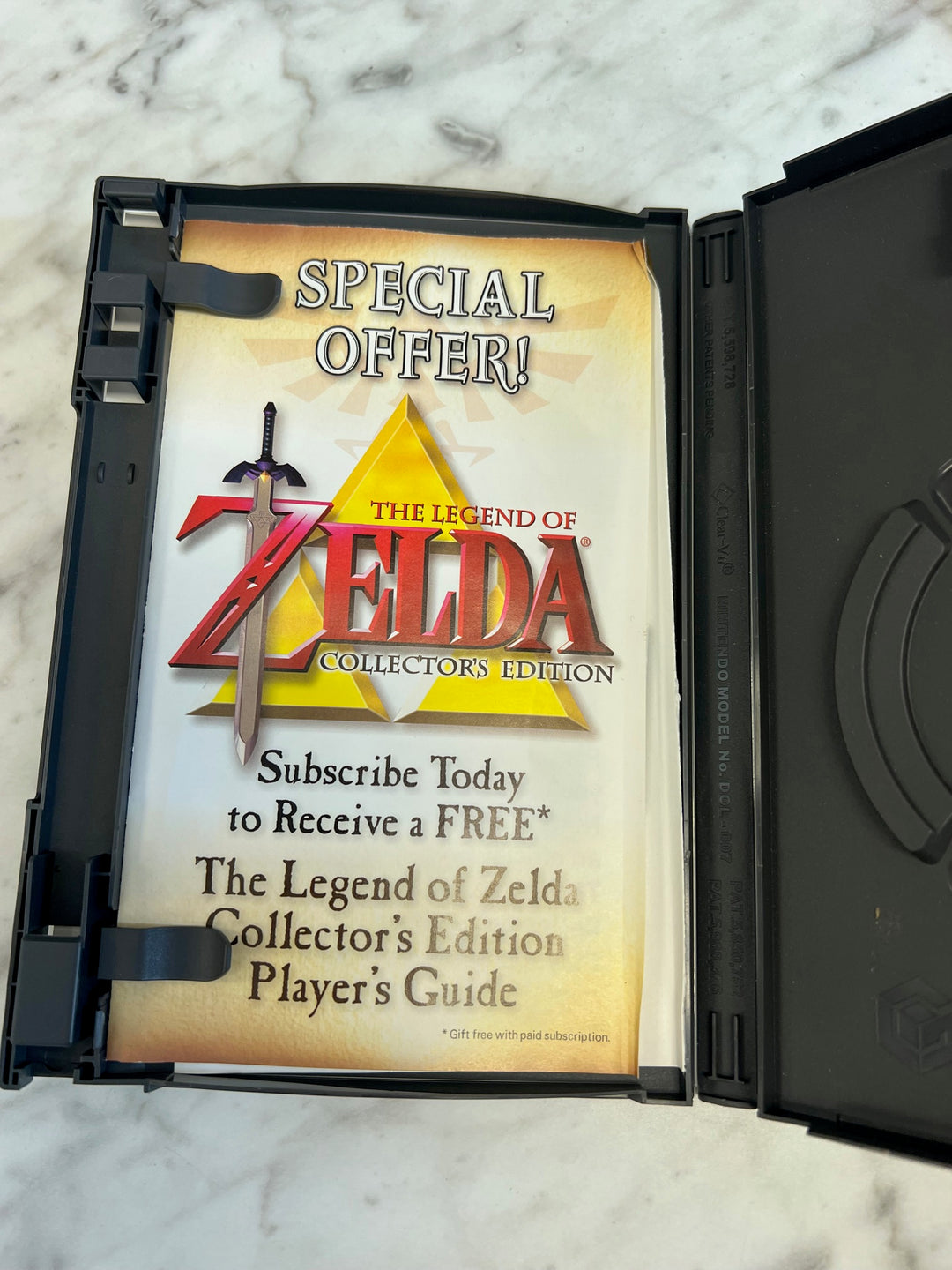The Legend of Zelda Collector's Edition Gamecube CASE ONLY CO121224