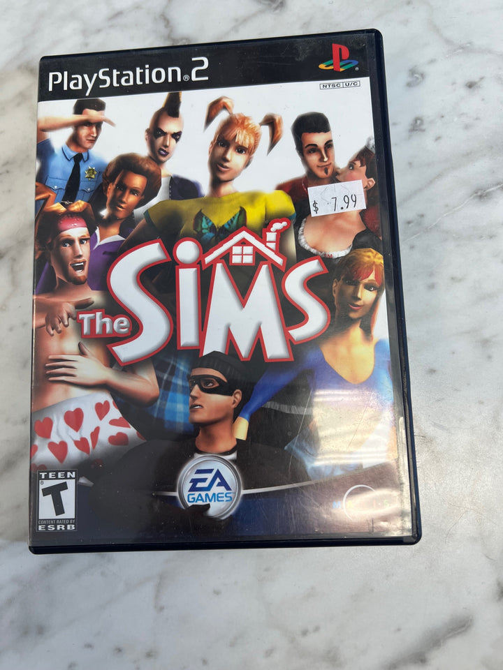 The Sims for PS2 Playstation 2 CASE AND MANUAL ONLY CO121224