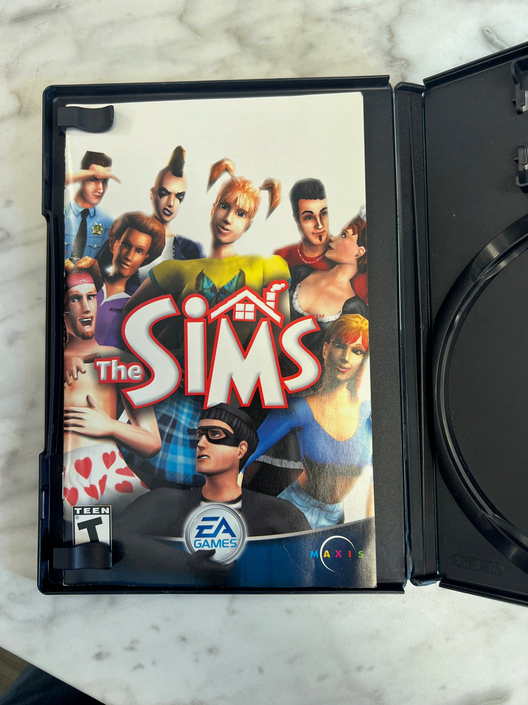 The Sims for PS2 Playstation 2 CASE AND MANUAL ONLY CO121224