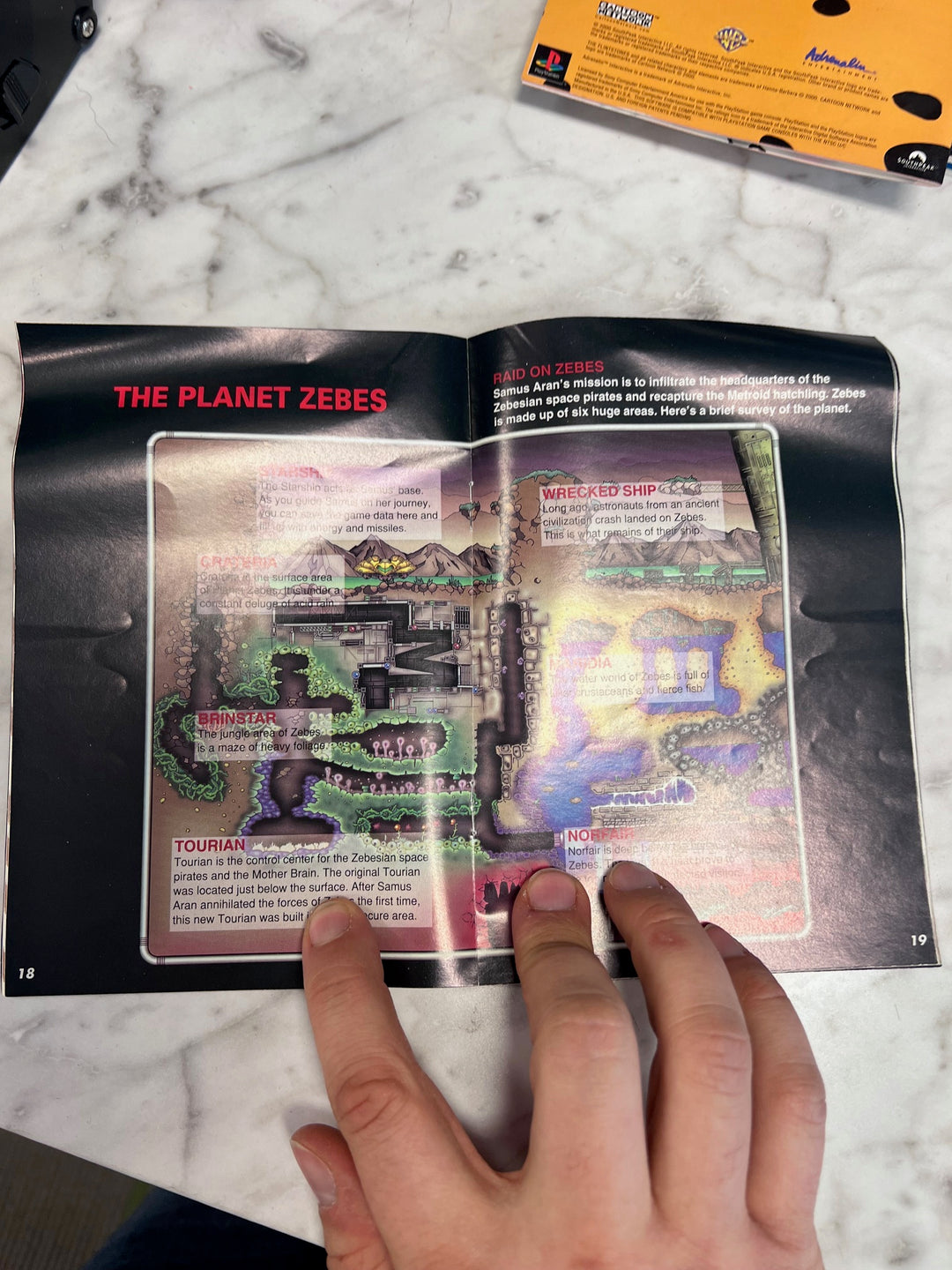 Super Metroid SNES Super Nintendo MANUAL ONLY  MO92425