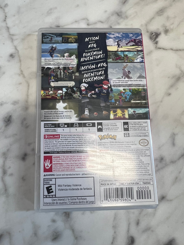 Pokemon Legends Arceus Nintendo Switch EMPTY CASE ONLY NO GAME   CO11426