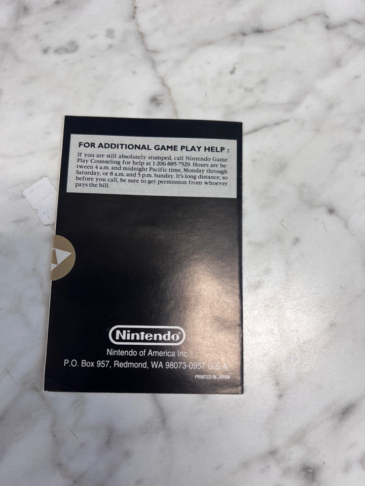 Legend of Zelda Link to the Past SNES MAP, MANUAL AND SECRETS BOOK ONLY  MO92425