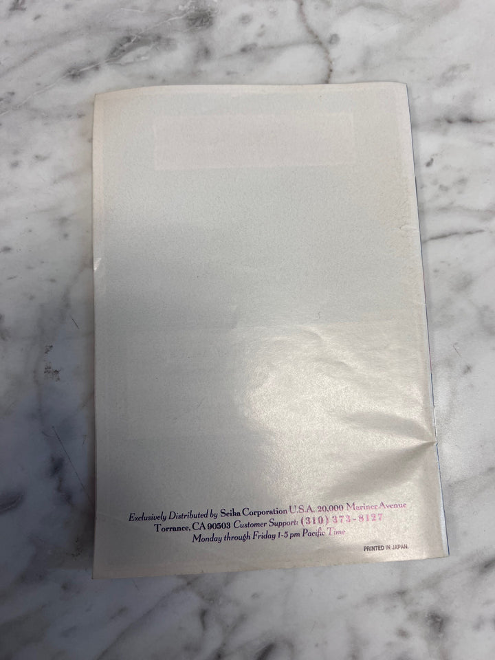 Lagoon Super Nintendo SNES MANUAL ONLY  MO92425