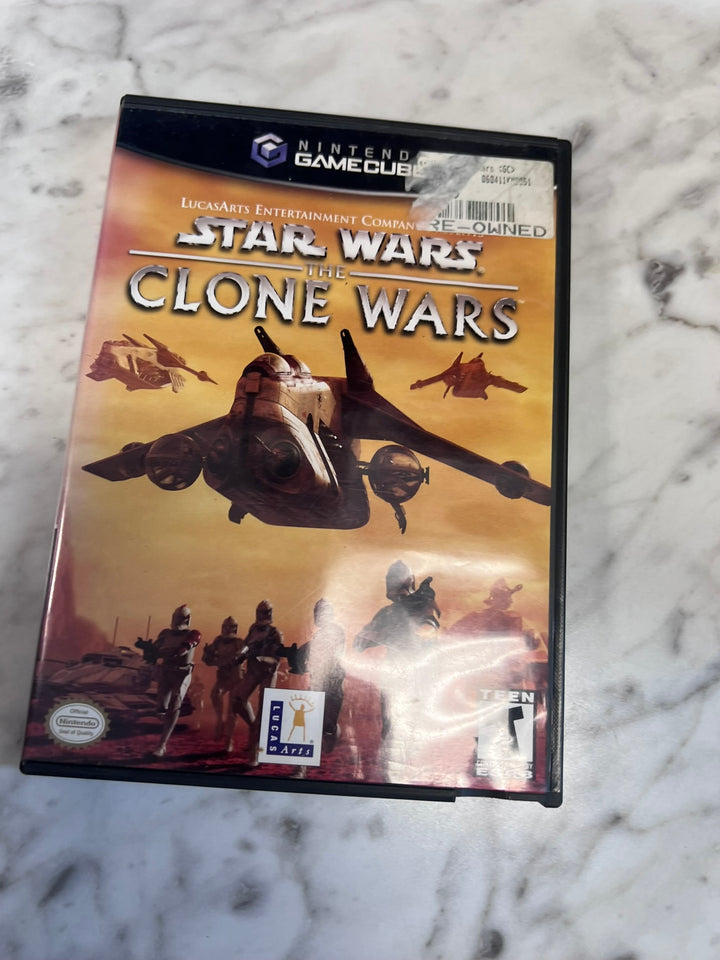 Star Wars the Clone Wars Nintendo Gamecube CASE ONLY NO GAME   CO11426