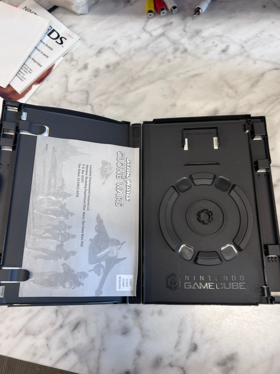 Star Wars the Clone Wars Nintendo Gamecube CASE ONLY NO GAME   CO11426