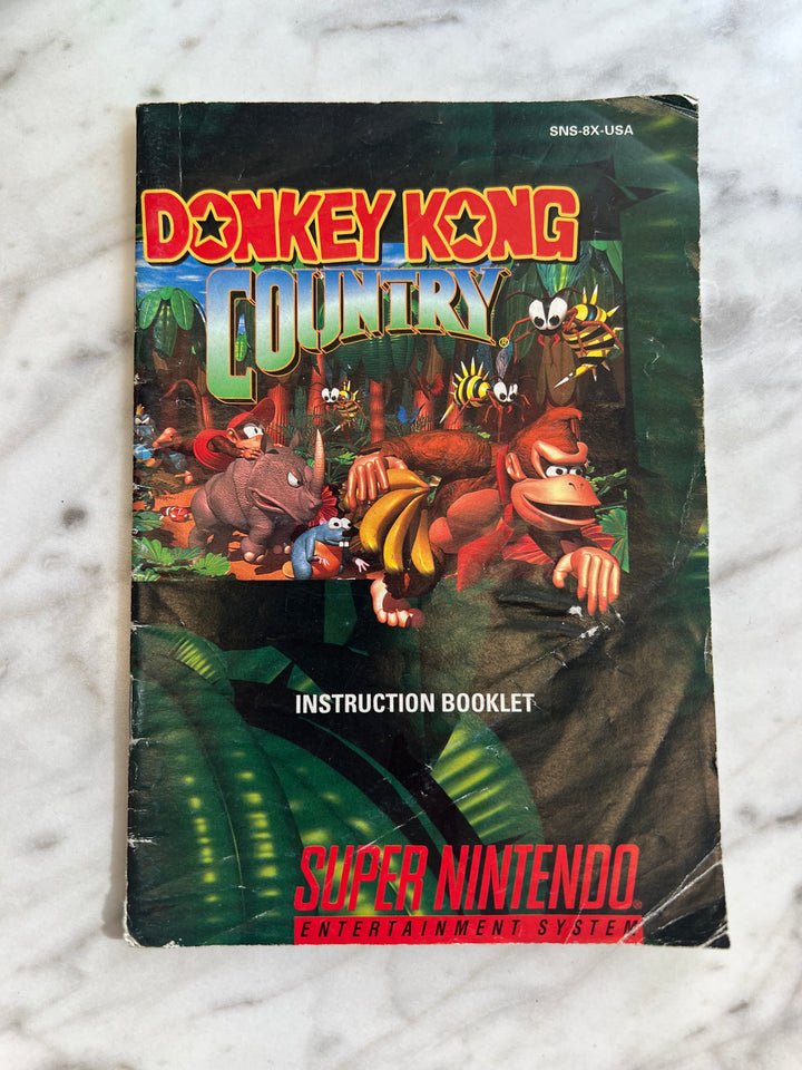 Donkey Kong Country Super Nintendo SNES Manual ONLY No Game    MP91124