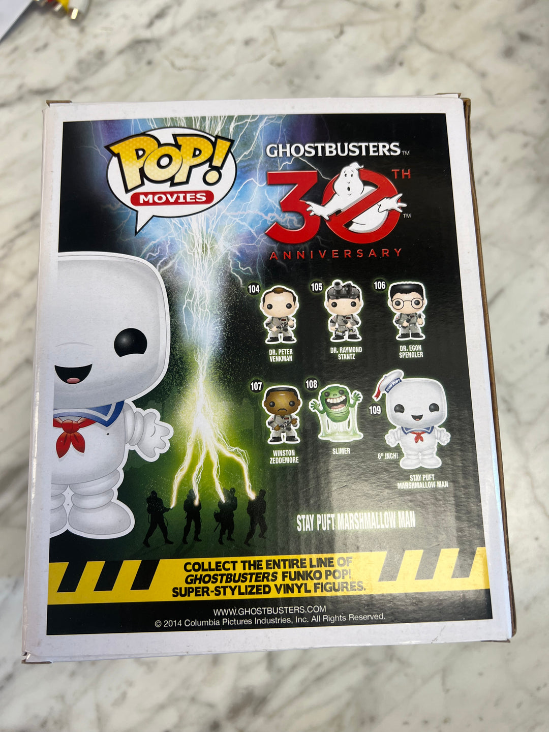 Funko Pop! Vinyl 6 in: Ghostbusters - Stay Puft Marshmallow Man (6 inch) #109 FP62424