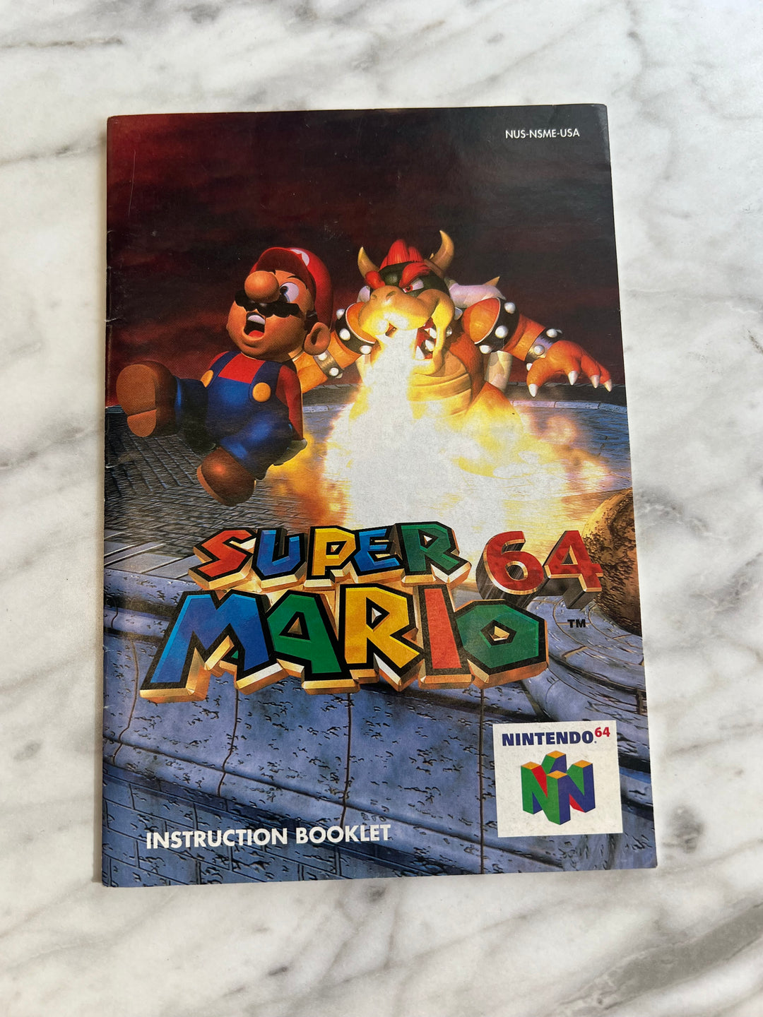 Super Mario 64 for Nintendo 64 N64 Manual ONLY No Game    MP91124