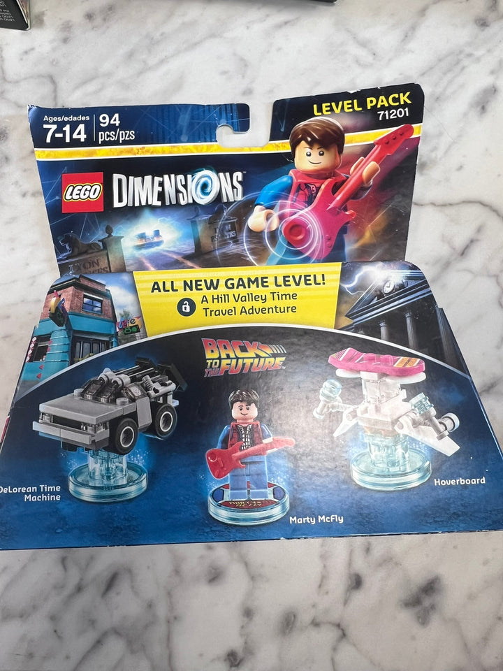 Lego Dimensions #71201 Back to the Future Marty McFly DeLorean Hoverboard NEW  NA11326