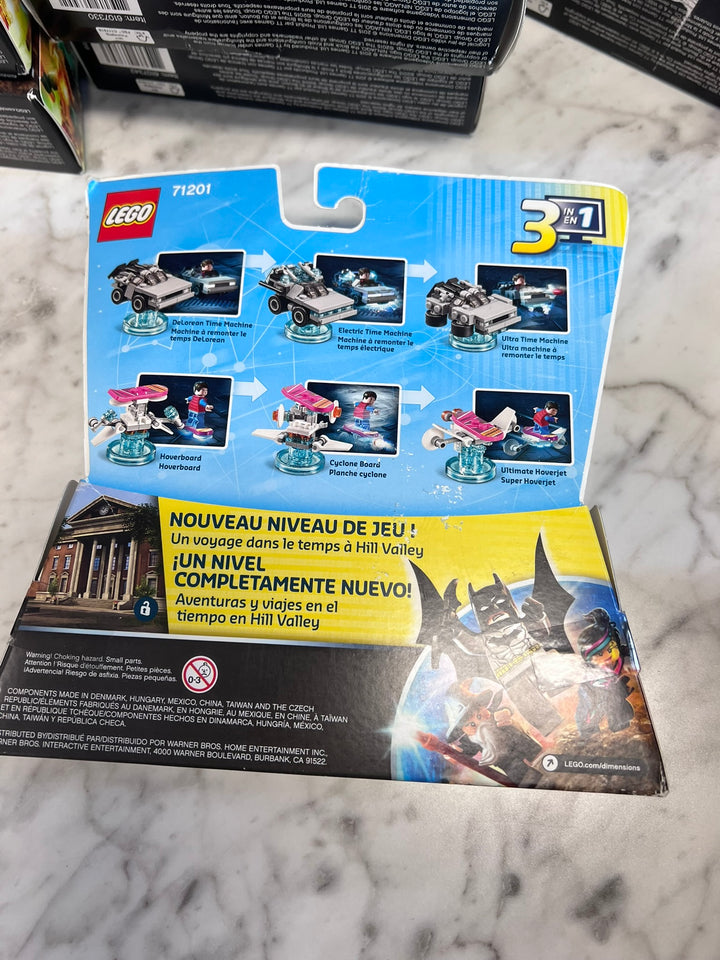 Lego Dimensions #71201 Back to the Future Marty McFly DeLorean Hoverboard NEW  NA11326