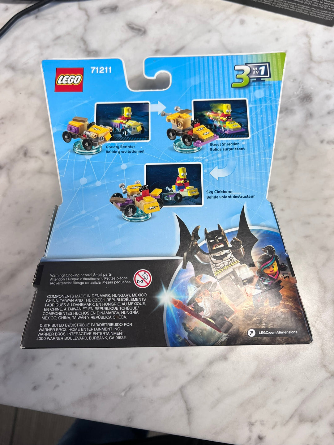 LEGO DIMENSIONS: Bart Simpson Fun Pack (71211) 100% Complete w/Manual UA11326