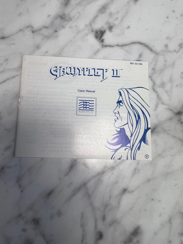 Gauntlet II 2 Nintendo NES MANUAL ONLY  MO92425