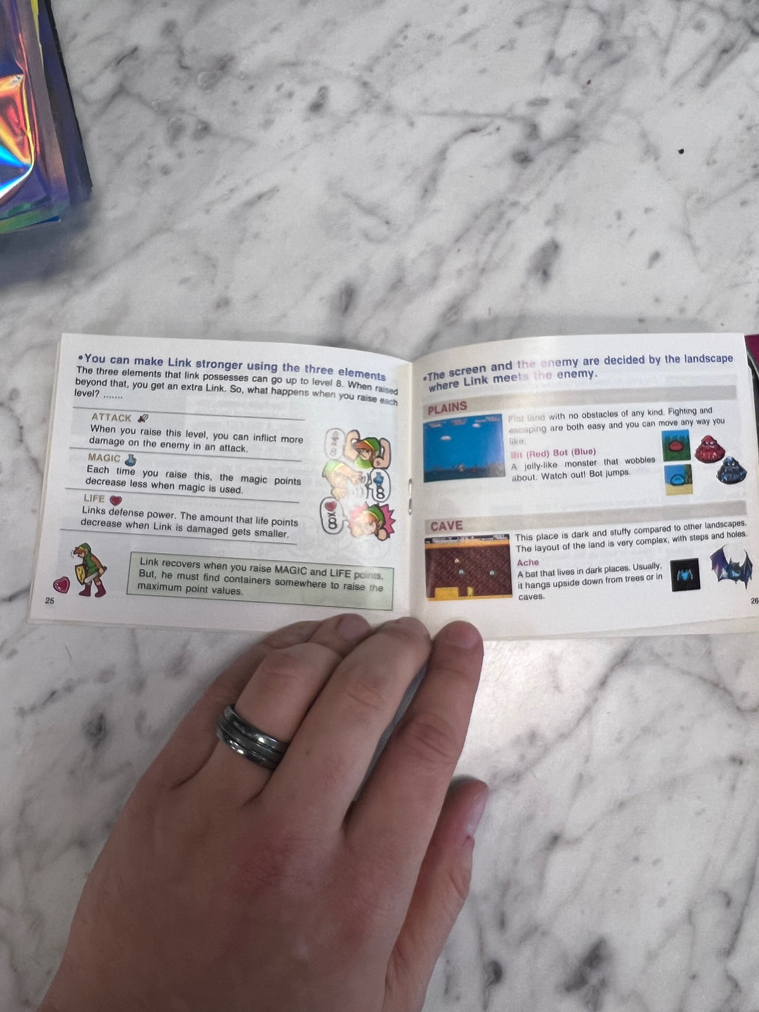 Zelda II The Adventure of Link Nintendo NES MANUAL ONLY  MO92425