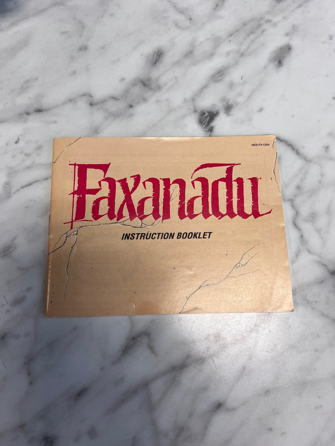 Faxanadu Nintendo NES MANUAL ONLY  MO92425