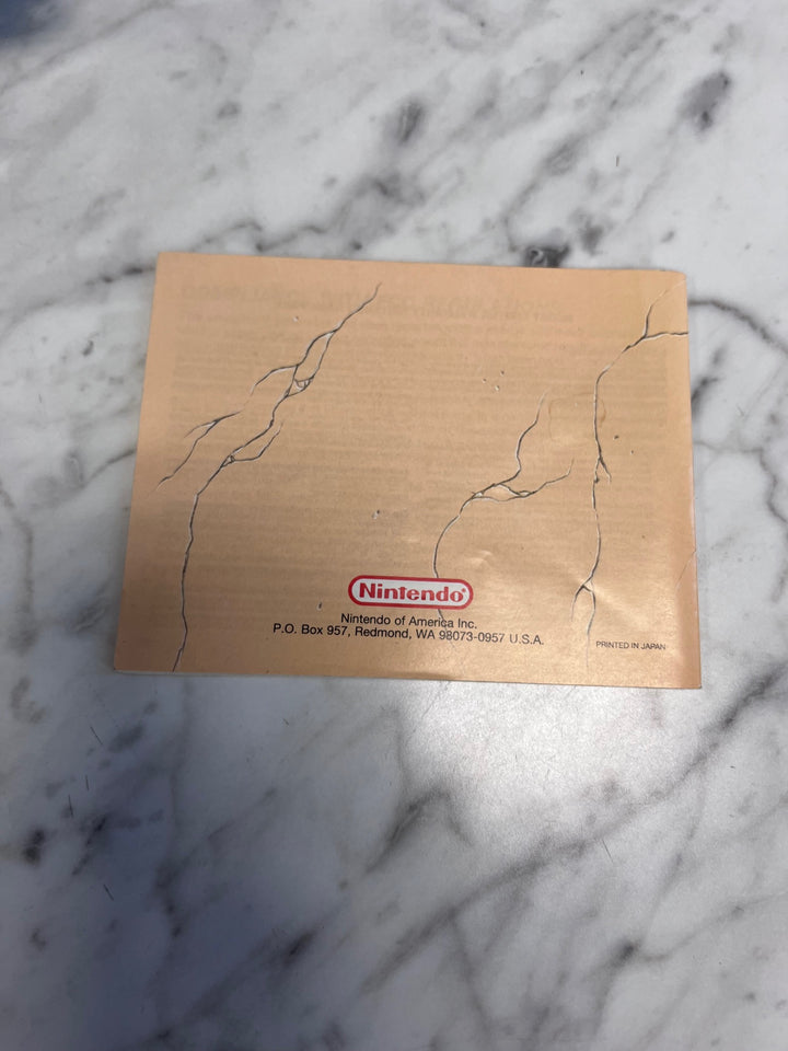 Faxanadu Nintendo NES MANUAL ONLY  MO92425