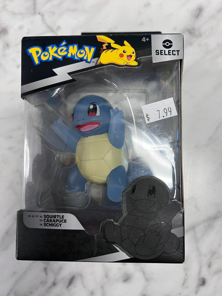 NIB Pokemon Select Series 1 Translucent Squirtle Action Figure Toy 3" NT11326