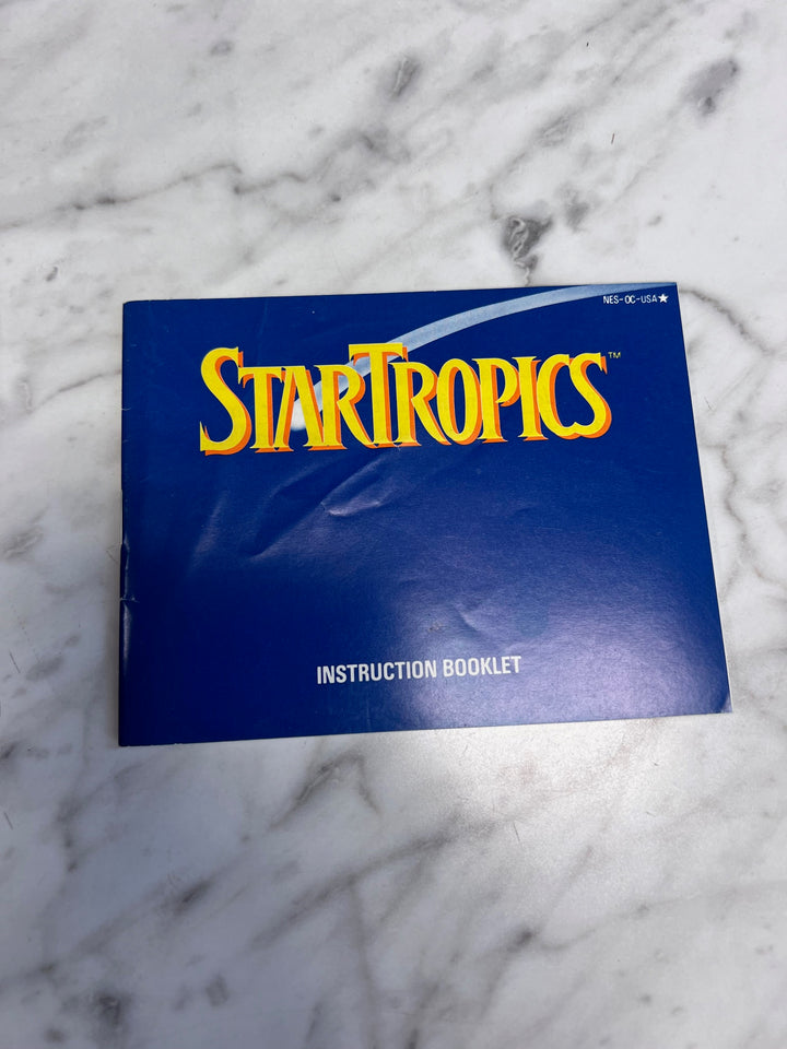 Star Tropics Nintendo NES MANUAL ONLY  MO92425