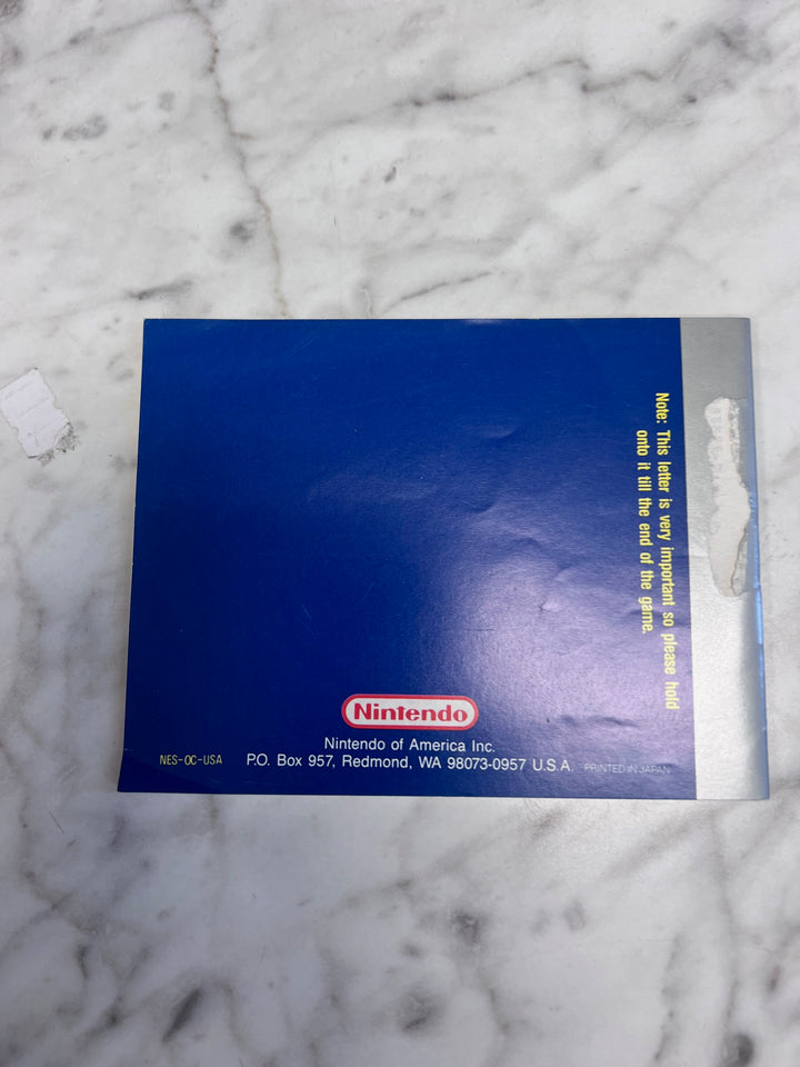 Star Tropics Nintendo NES MANUAL ONLY  MO92425