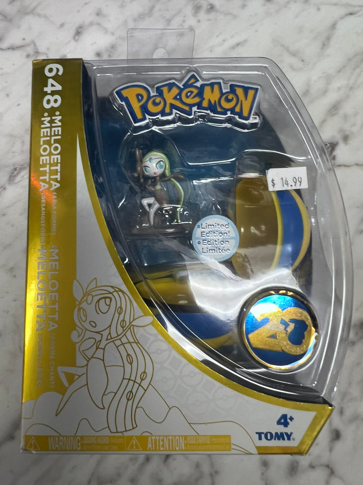 Pokemon 20th Anniversary 648 Meloetta Figure with Pokeball New Sealed Limited NT11326