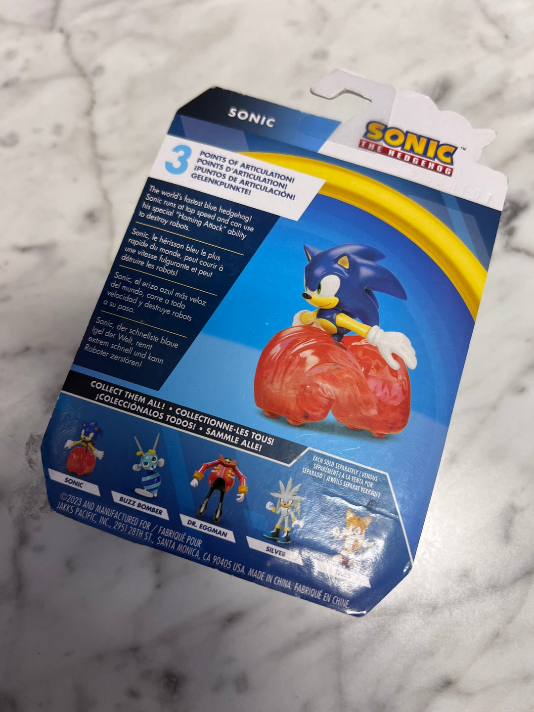 Jakks Pacific Sonic the Hedgehog -  Sonic 2.5 Inch Figure NT11326