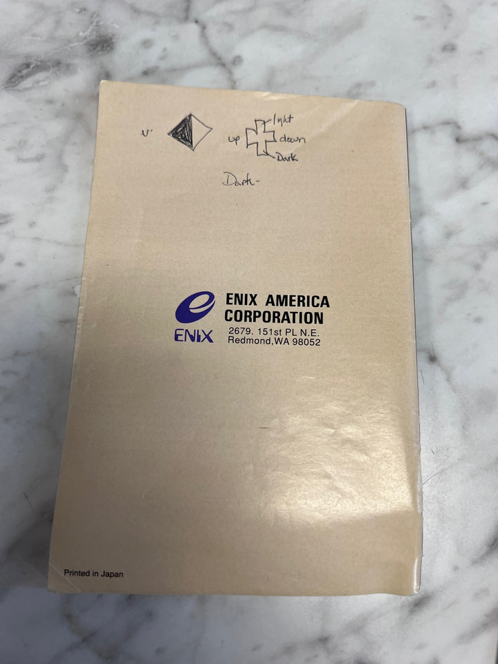 Dragon Warrior III Nintendo NES Explorer's Handbook & TORN map ONLY  MO92425