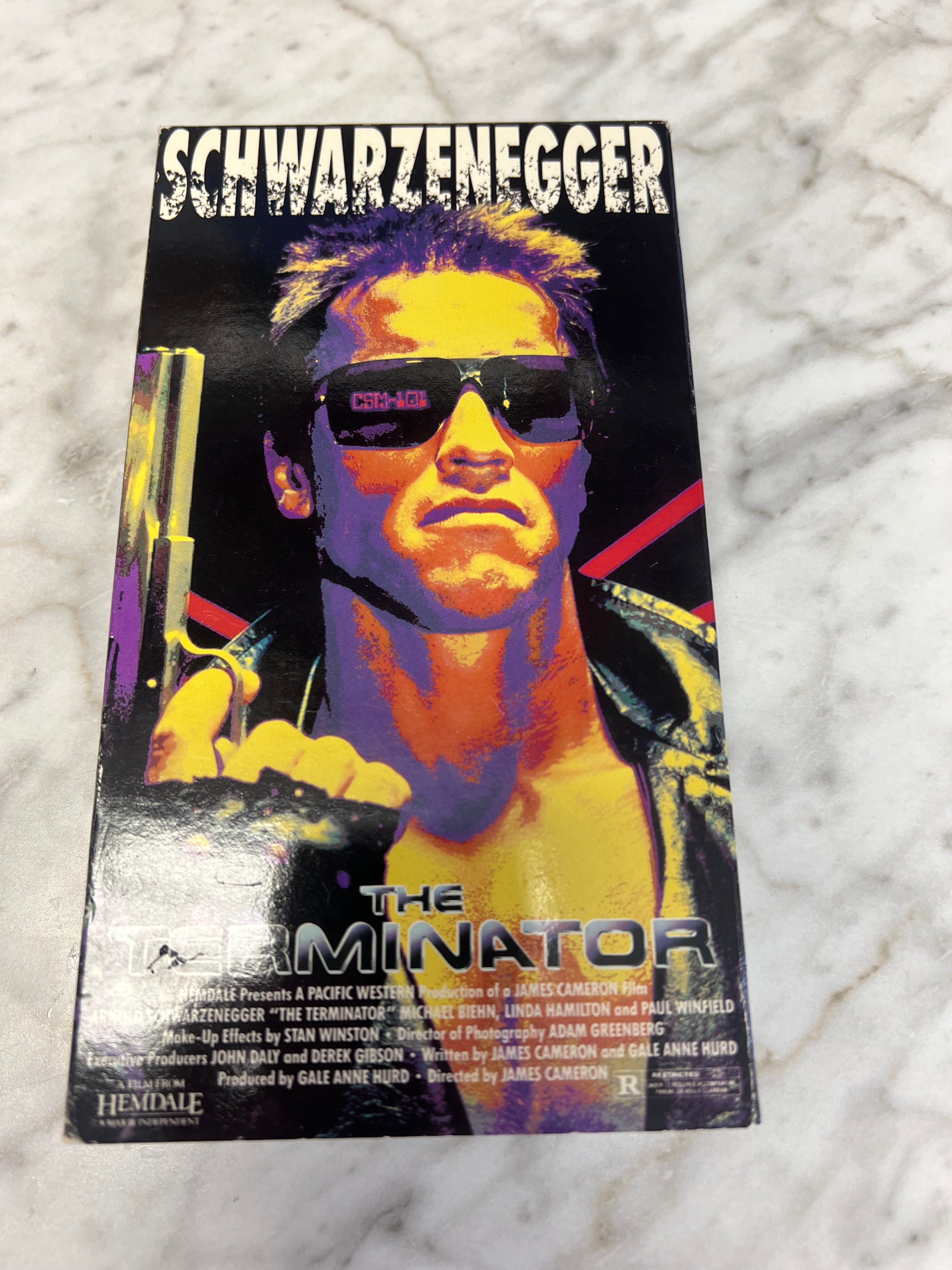 Shops The Terminator VHS Tape Brand NEW Sealed