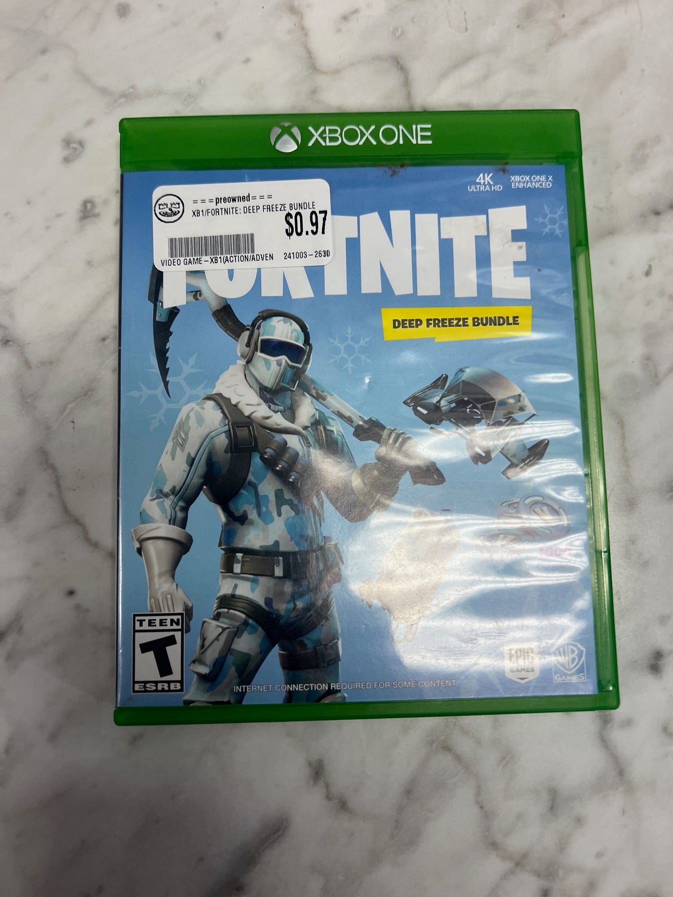 Fortnite Deep Freeze on Xbox on sale One