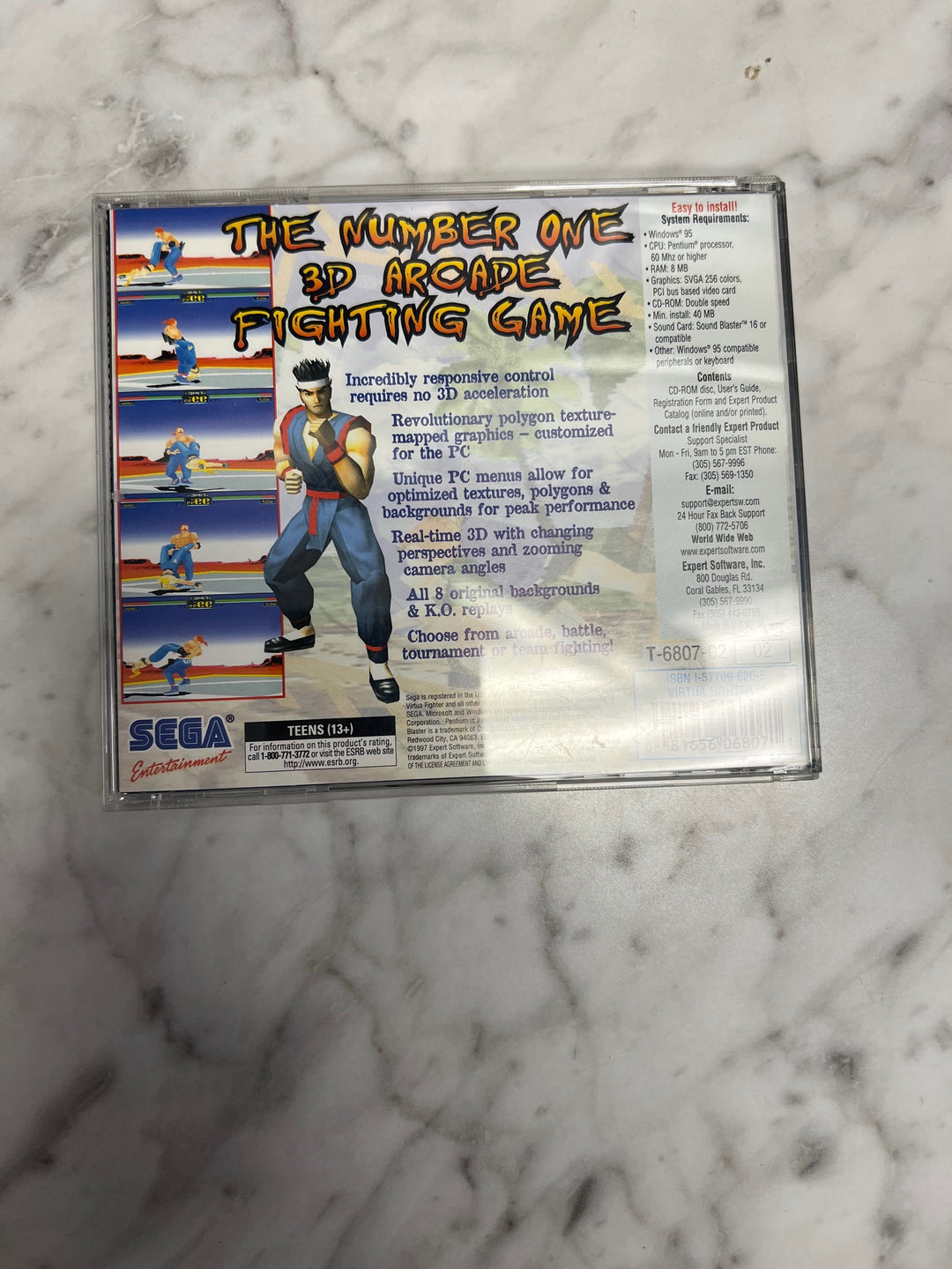 Sega Virtua Fighter PC Game in Jewel Case  U121224