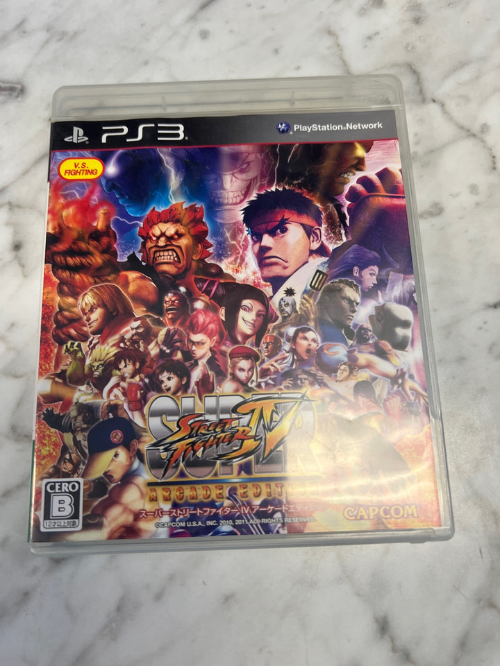 Sony Playstation 3 PS3 Game - Super Street Fighter IV Arcade Edition Japan Import IMP63025