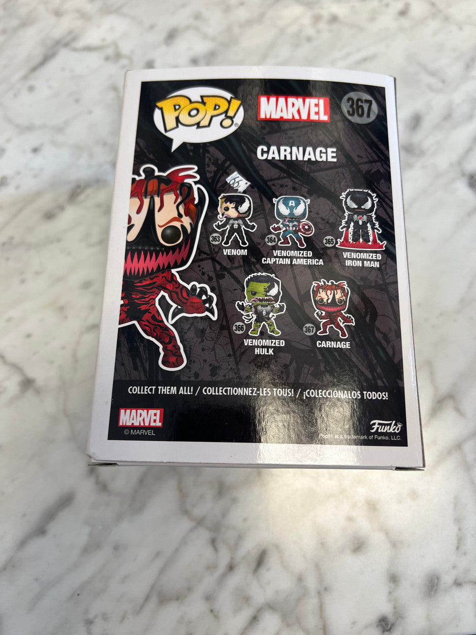 Funko Pop! Vinyl: Marvel - Carnage (with Cletus Kasady) #367