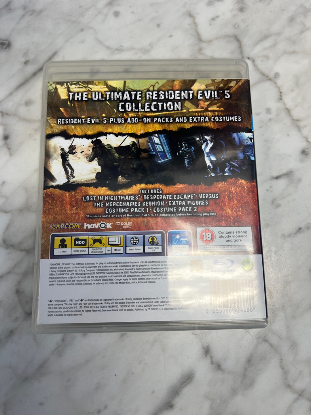 JAPANESE IMPORT Resident Evil 5 PS3 Playstation 3 IMP63025