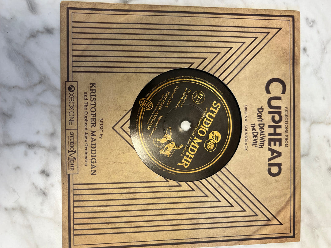 Cuphead Don't Deal With The Devil Mini Vinyl Record Soundtrack 7" Promo DU62524