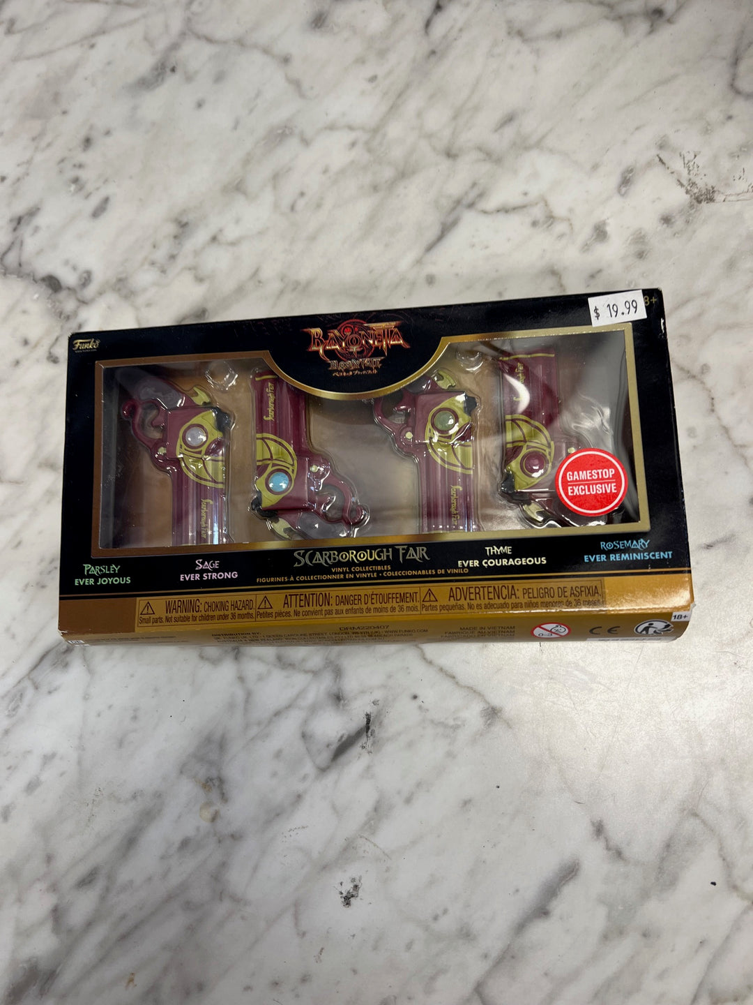 Funko Bayonetta Bloody Fate Scarborough Fair GameStop Exclusive Replica Gun Set U4425