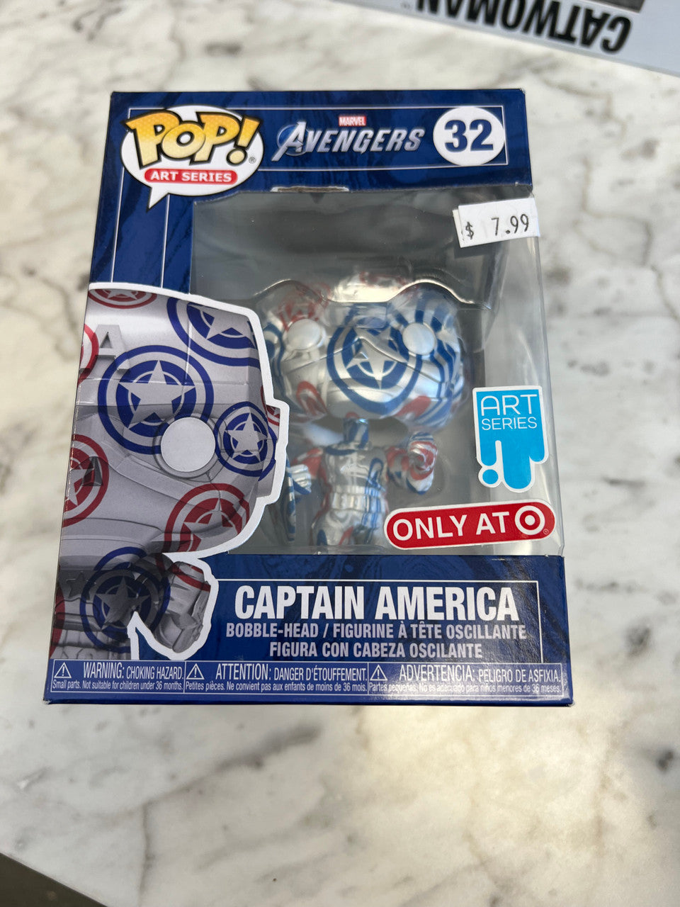 Captain America Target Exclusive FUNKO POP! Art Series #32 Avengers