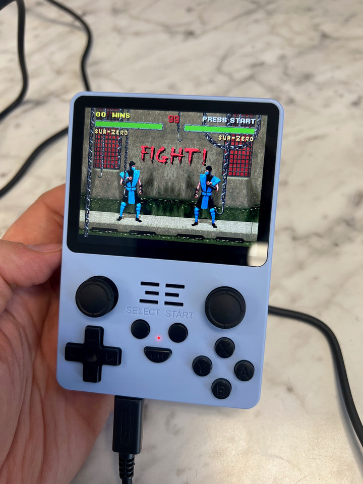 Powkiddy RGB20S Retro Handheld Emulator Game Console Blue  A63025