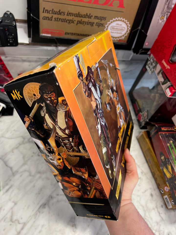 McFarlane Toys Mortal Kombat 11 2 Pack Sub Zero vs Shao Kahn 7” Figures U4425