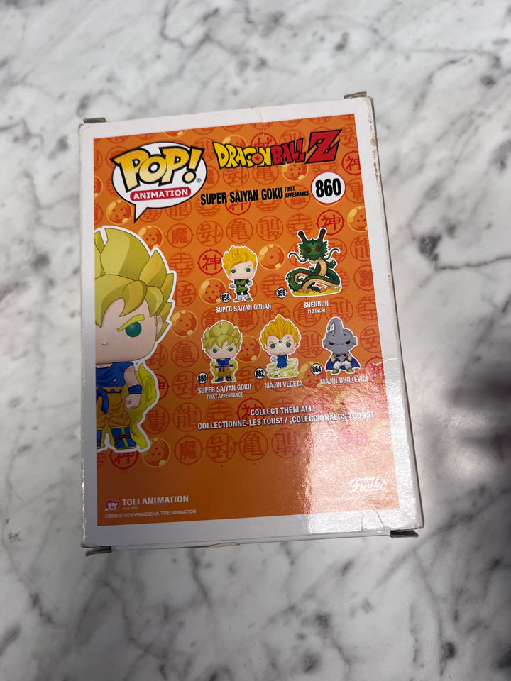 Funko Pop! Super Saiyan Goku First Appearance #860 Worn Box FP92425