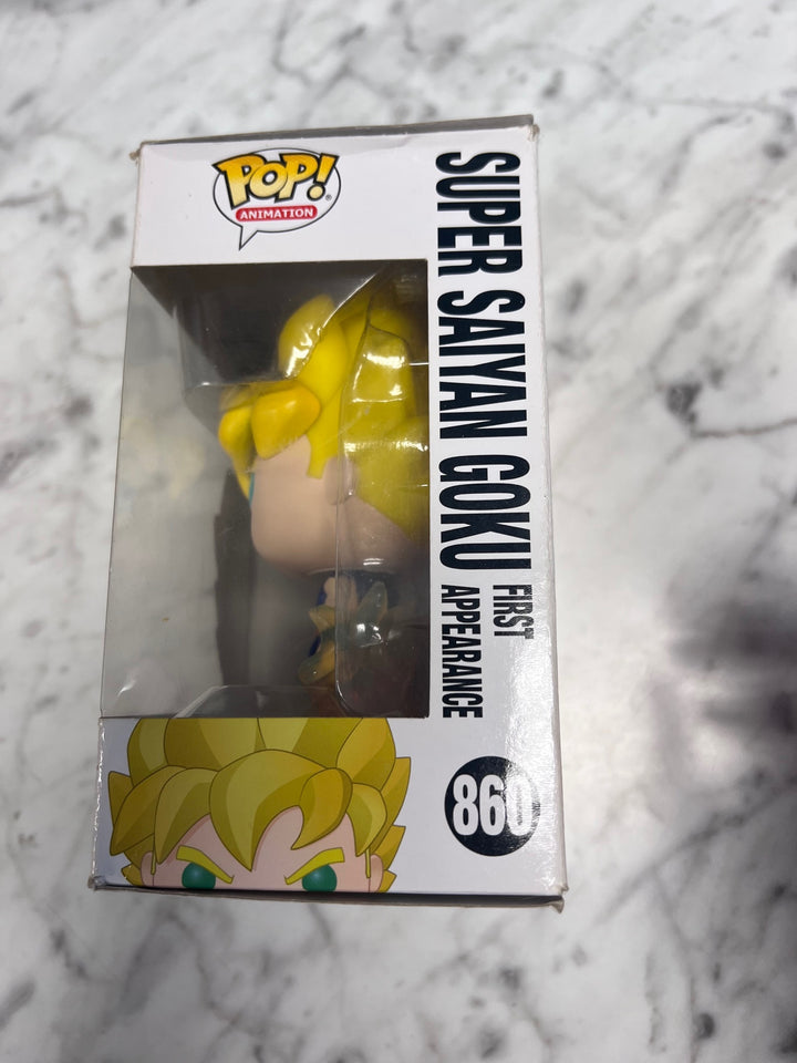 Funko Pop! Super Saiyan Goku First Appearance #860 Worn Box FP92425
