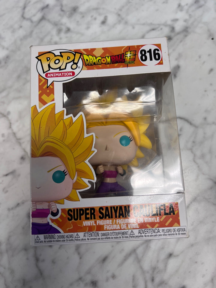 Funko Pop! Super Saiyan Caulifla #816 Dragon Ball Super Rough Box FP92425