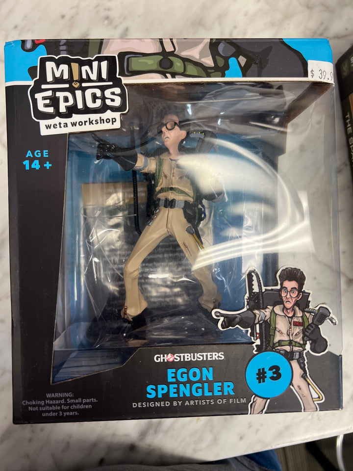Ghostbusters Mini Epics Ghostbuster EGON SPENGLER #3 6-Inch Vinyl Statue 2019 U4425